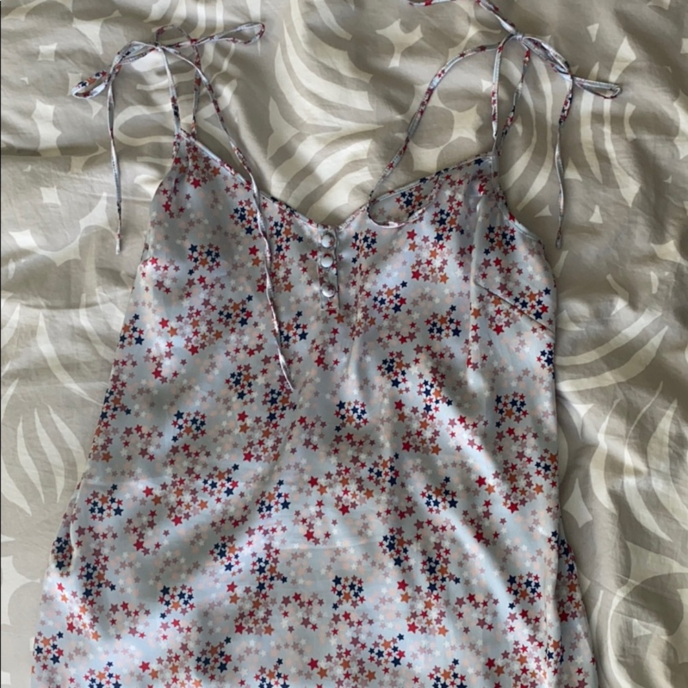Silk star tank top